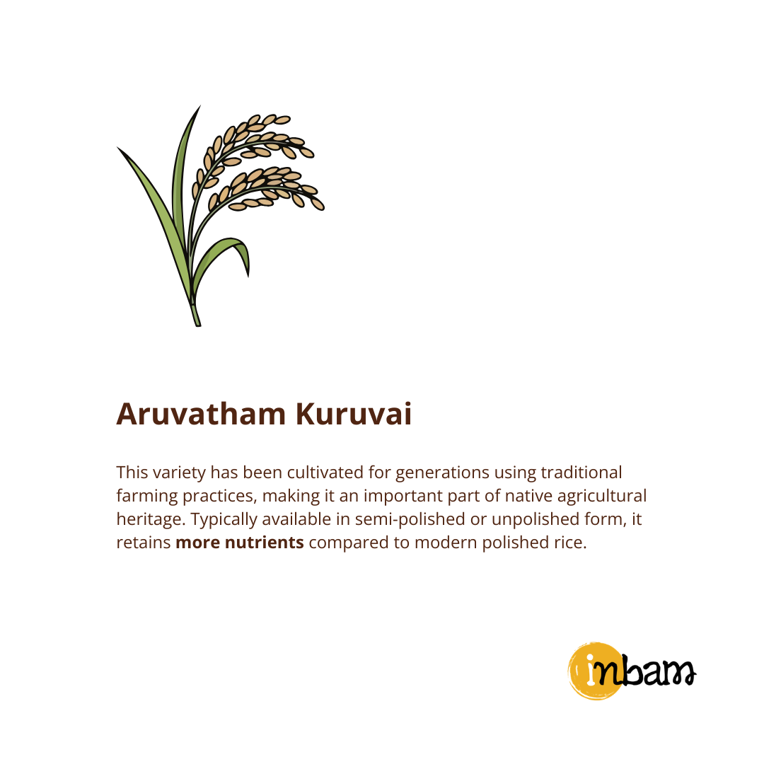 Aruvatham Kuruvai Rice